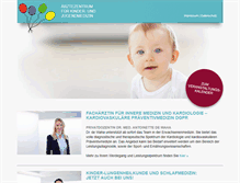 Tablet Screenshot of kinderarzt.com